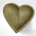 thumbnail image 4 of Wooden Heart Bowl | Hand-Etched Solid Wood Decorative Bowl with Card | Unique Gift Boxed Kitchen Fruit Bread Bowl | Home Table Decor | 10.5 x 10.5 x 2 in, 4 of 4