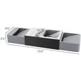 thumbnail image 4 of Organizador de cubiertos para cajones de cocina - Bandeja grande para ahorrar espacio para cubiertos y cubiertos Xemadio HMHZ749-3, 4 of 6