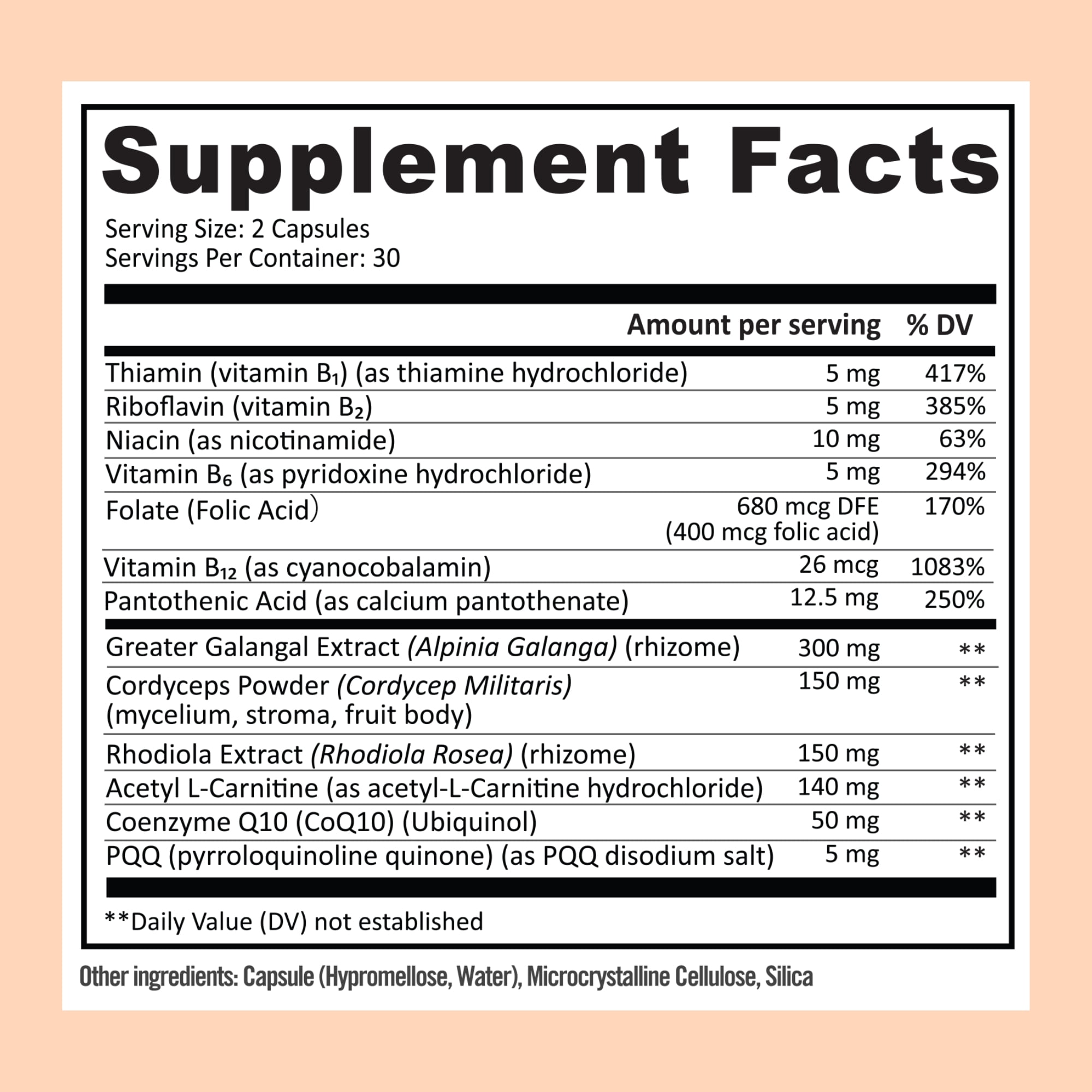 BB Company InergyPlus Natural Energy Supplement for Women and Fatigue, Mental Focus, Caffeine-Free, 60 Capsules