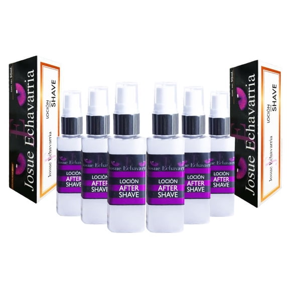 Set de 6 Lociones After Shave Josue Echavarria Natural