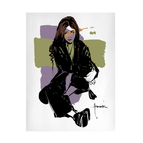 Canvas Wall Art - TMBorenstein 'Innocent' Wall Art for Living Room, Bedroom, or Office Décor by Trademark Fine Art - 14 x 19 Inches