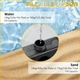 thumbnail image 4 of Outsunny Patio Umbrella Base, 4 Pieces Outdoor Umbrella Weights, Black, 4 of 9