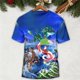 thumbnail image 1 of Nuevas camisetas para hombres con estampado de muñeco de nieve de Navidad en 3d, camisetas de manga corta Harajuku, ropa informal de verano para hombres, camiseta holgada de gran tamaño, 1 of 4