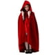 thumbnail image 1 of De Disfraz de Caperucita Roja para niños, capa con capucha de cuerpo entero para Halloween y fiestas de disfraces, 1 of 6