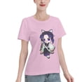 thumbnail image 2 of Women's Basic Short Sleeve T-Shirt Demon Slayer Butterfly Ninja, 2 of 6