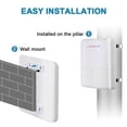 thumbnail image 5 of CENTROPOWER Conmutador/extensor/amplificador POE de 5 puertos para exteriores 60W 48V 10/100/1000M Conmutador de paso POE Extensor Ethernet para exteriores Repetidor PoE, 5 of 5