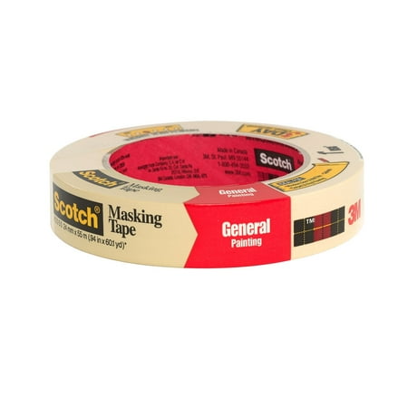 Greener Masking Tape for Performance Painting, 5 Day clean removal, For interior and exterior use, Medium-high adhesion By