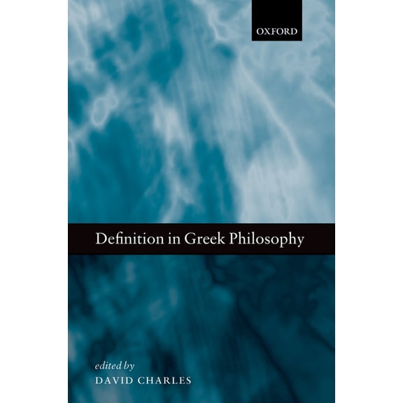 Definition in Greek Philosophy, (Hardcover)