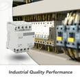 thumbnail image 7 of Shopcorp 63 Amp 4 Pole Normally Open IEC 400V Contactor (Silent Operation) – 110/120VAC Coil, Motor Load 40A and Lighting Load 63A with Mounting Base for DIN Rail, 7 of 7