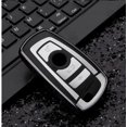 thumbnail image 4 of Xotic Tech Keyless Remote Soft Key Fob Cover Case For BMW 1 3 5 6 7 Series X1 X3 2017, Glossy Black, 4 of 8