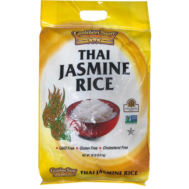 Golden Star Jasmine Rice 20lb