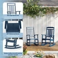 thumbnail image 3 of Pipopa Outdoor Rocking Chair Set of 2,HDPE All Weather Patio Rocker for Lawn,Porch,Garden,Blue, 3 of 8