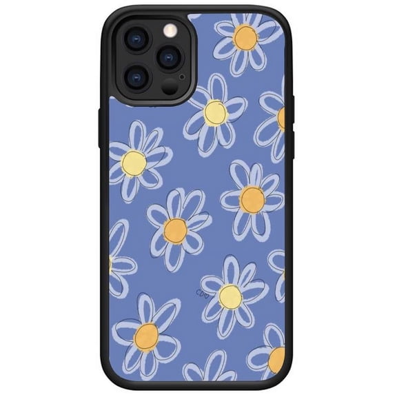 Compatible with iPhone 11 Pro case Soft TPU Glossy Flower Pattern Phone Case for Women and Girls