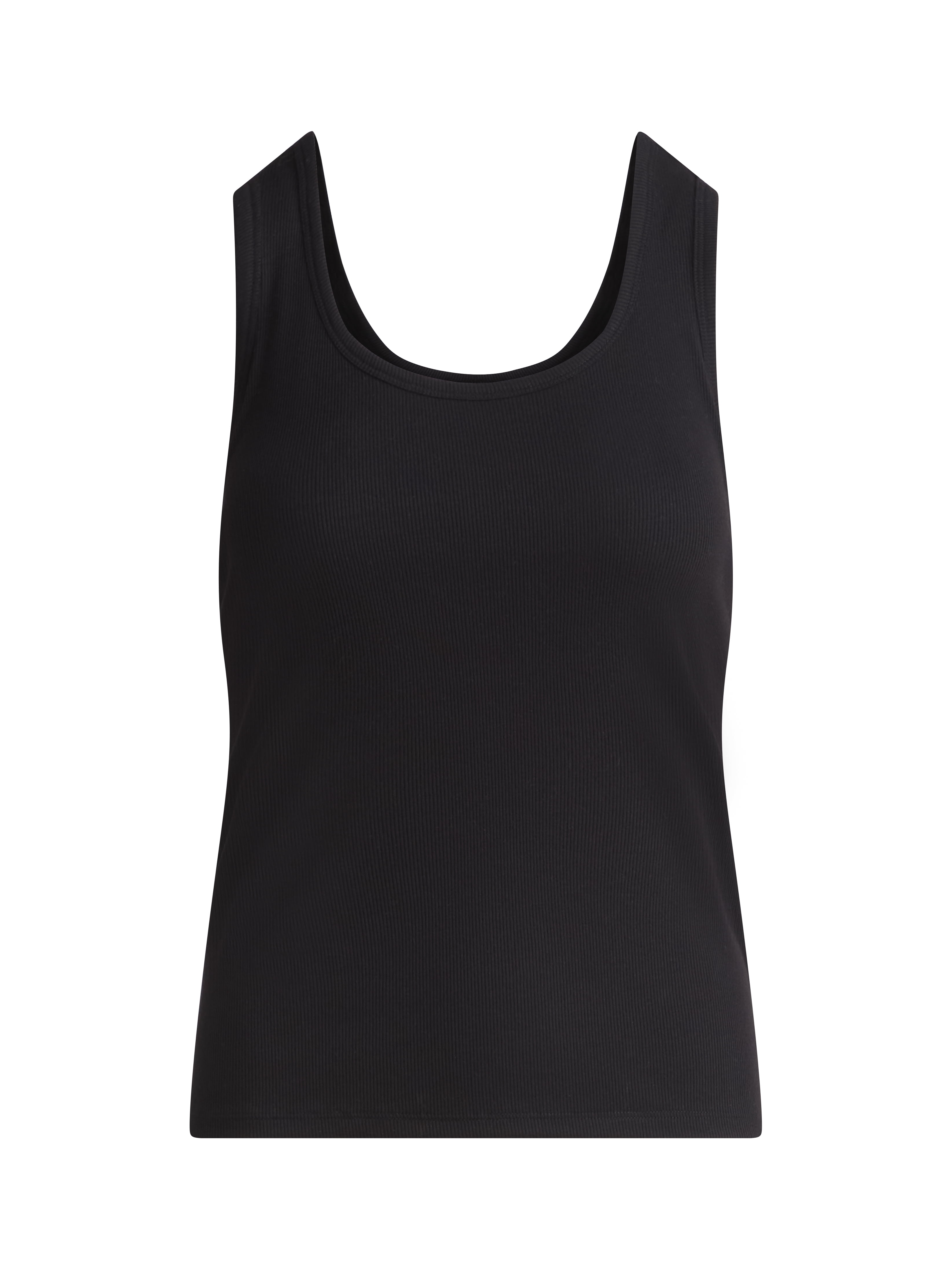 Joyspun Women's Ribbed Tank with Inner Bra, Sizes XS-3X