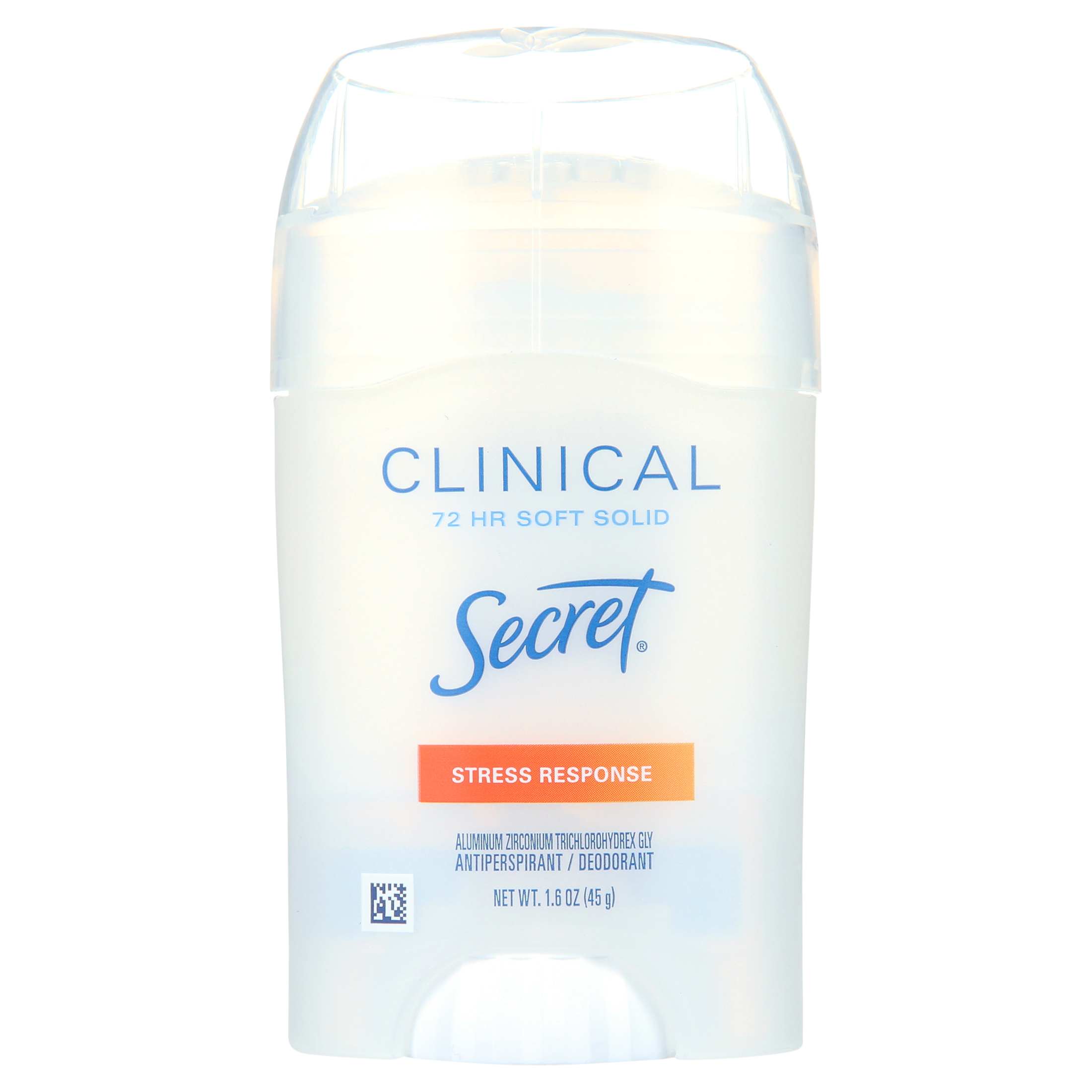 Secret Clinical Strength Soft Solid Female Antiperspirant and Deodorant, Stress Response, 1.6 oz
