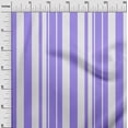 thumbnail image 3 of oneOone Polyester Spandex Medium Purple Fabric Stripes Craft Projects Decor Fabric Printed By The Yard 56 Inch Wide, 3 of 4