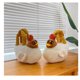 thumbnail image 5 of Divertido bolso de pollo peluche con correa ajustable - Mochila cruzada suave y adorable (20x28x10 cm), 5 of 7