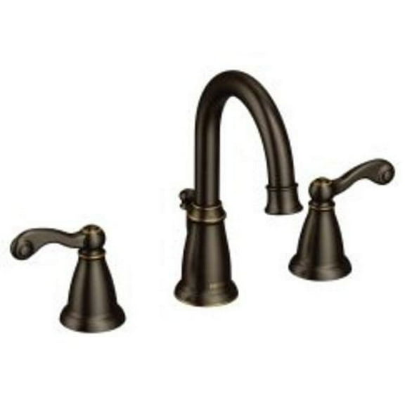 Moen Traditional Mediterranean Bronze Two-Handle Bathroom Faucet