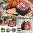 thumbnail image 6 of Bulopur 17 Inch 4-in-1 School Backpack Set, Strawberry Axolotl Print School Bag with Lunch Bag, Water Bottle Sleeve and Pencil Case for School and Fruit Lovers, 6 of 7