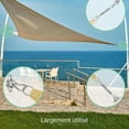 thumbnail image 2 of Sun Shade Awning Kit - Stainless Steel Tension Set | Triangle Sail Finder for Wall Roof , Pergola Backyard Tension Mountting Tools for Deck Pool Yard Courtyard Shade Configu, 2 of 5