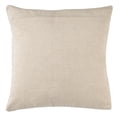 thumbnail image 4 of SAFAVIEH Pendi 20" x 20" Beaded Crab Plush Pillow, Beige/White, 4 of 4