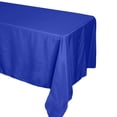 thumbnail image 3 of BalsaCircle 90" x 156" Polyester Rectangular Tablecloth Royal Blue, 3 of 5