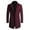 Burgundy, variant on Herrnalise Men's Warm Winter Trench Coats Single-breasted Solid Color Fashion Suit Business Casual Suit Wool Coat Burgundy