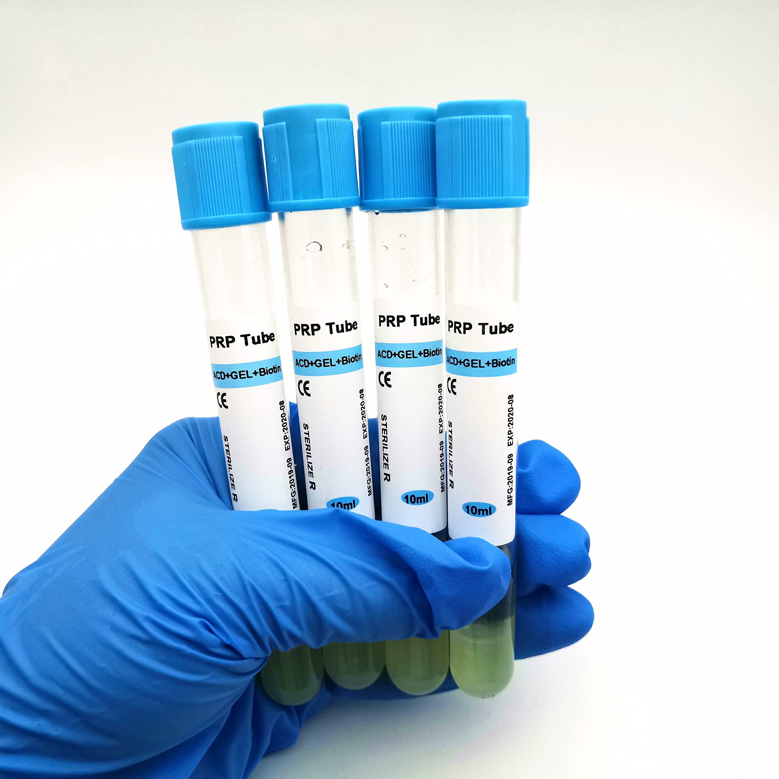 PRP Tubes ACD Solution A and Gel and Biotin 10 mL Expiry 2026 pack of 10 pcs