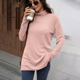 thumbnail image 4 of EDFBUYKRS Womens Button Down Shirts Long Sleeve V Neck Blouse Tops with Pocket M, 4 of 8