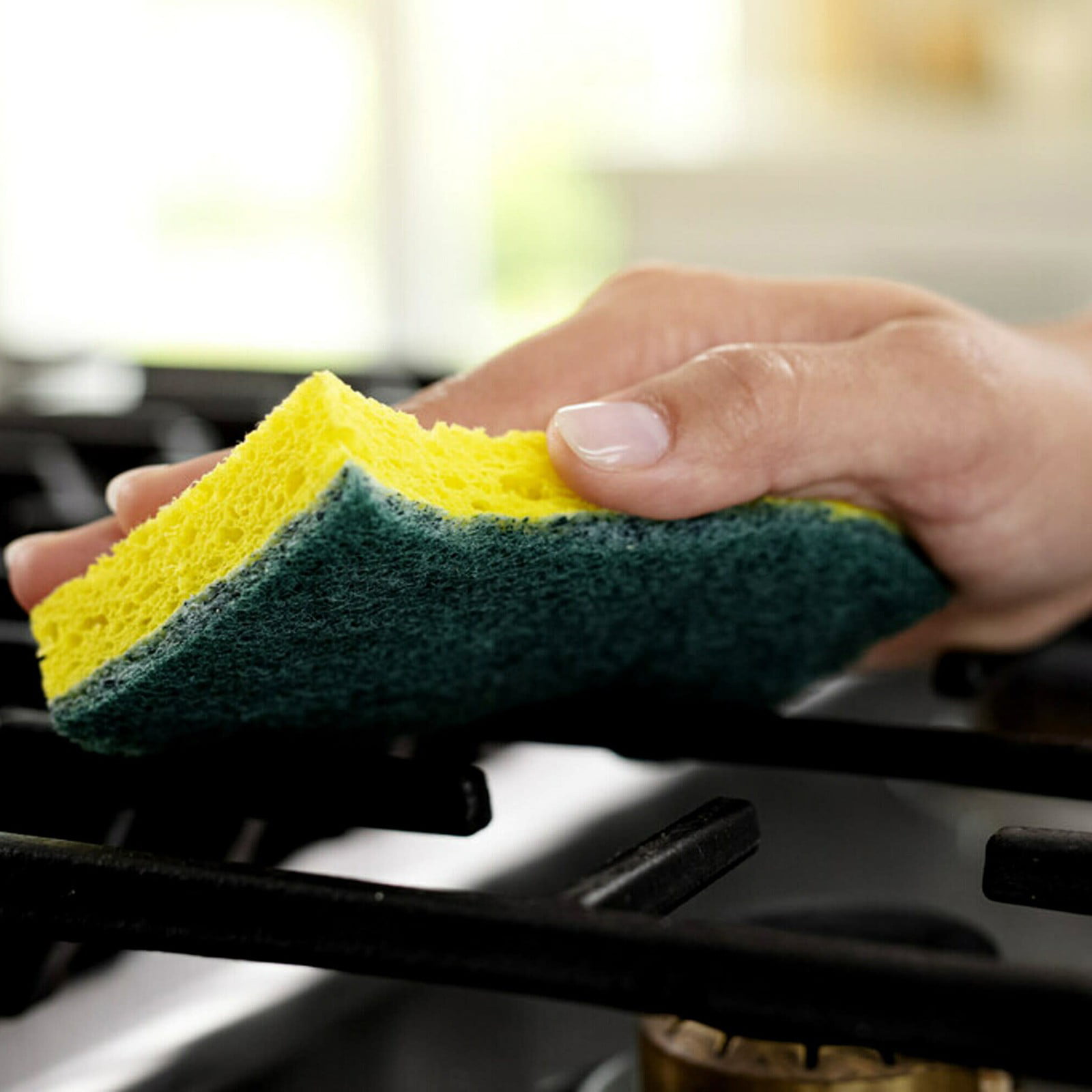 1Pcs Dish Sponge For Kitchen Heavy Duty Scrub Sponges ual-Sided