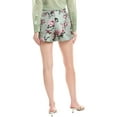 thumbnail image 3 of alice + olivia womens  Hera High-Rise Back Zip Short, 4, Green, 3 of 4