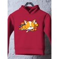 thumbnail image 3 of Cute Corgie W Candies Hoodie Toddler -Image by Shutterstock,  4 Toddler, 3 of 4