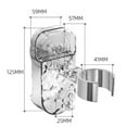 thumbnail image 4 of Ondulación de agua secador de pelo estante de almacenamiento ventosa baño secador de pelo soporte, 4 of 9