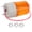 Yellow, variant on Suodoka BEM-1081J LED Warning Light and Beacon, Industrial Yellow Emergency Sound and Lighting Alarming Lamp, Built-In Installation, 220VAC Corded Electric, 1 Count (5.9 inches / 150 mm length)