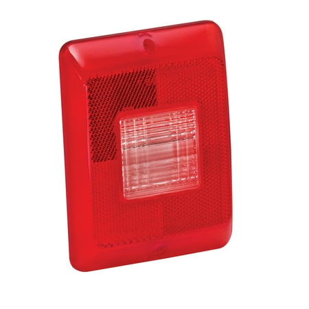 Vertical Tail - Bargman 31-84-700 Replacement Backup Lens for #84 Recessed Triple Long Taillight - Vertical