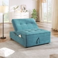 thumbnail image 6 of PARKWELL Upholstered Sofa Beds Chair 4 in 1, Convertible Sleeper Sofa for Living Room, Teal, 6 of 10
