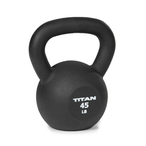 Titan Fitness 45 LB Competition Kettlebell, Single Piece Casting, LB Markings, Full Body Workout