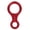 Red, variant on Heavy Duty 35KN Figure 8 Descender for Rock Climbing and Abseiling, Technical Rope Work, Aluminum Gear Outdoor Climbing