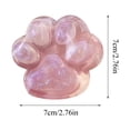 thumbnail image 2 of EclipseJewels Crystal Cat Paw Squishy Toy, Soft TPR Slow Rebound Stress Relief, Viral Sensory Squishy Toy for Anxiety & Relaxation,Pink, 2 of 6