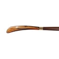 thumbnail image 2 of DELFA Decorative Shoe Horn with Horn Ring and Brown Wooden Shaft in 15 cm, 2 of 5