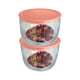thumbnail image 2 of Tapas Tentadoras, Afrodisíacos, de Venta Hermética, Refrigerantes Orgánicos, Ahorra Espacio, Juego 2, Capacidad 500 Ml, 2 of 2