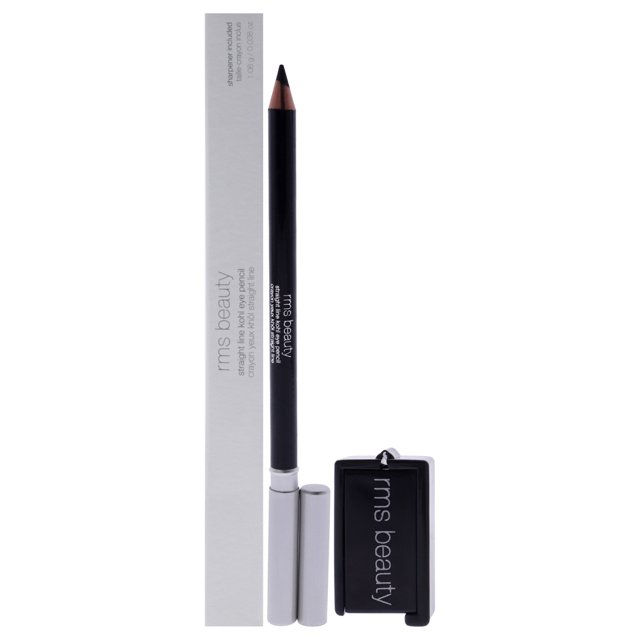 Lápiz de ojos Kohl de línea recta - HD Black de RMS Beauty para mujeres - Lápiz de ojos de 0.038 oz