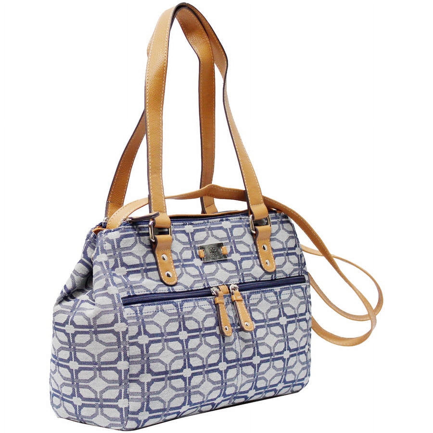 Women's Jacquard Satchel Handbag - image 2 of 3