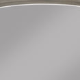 thumbnail image 2 of Benzara BM204554 Transitional Style Wooden Decorative Mirror with Arched Top, Gray, 2 of 3