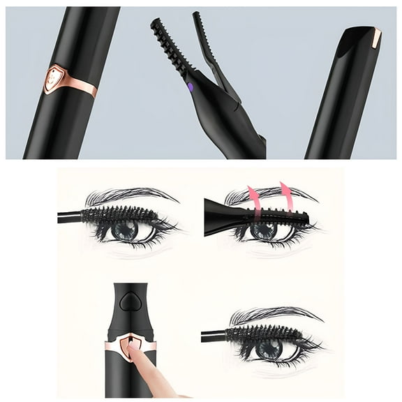 FACEGA USB Operated Makeup Lash Lift Custom Mini Eye Lash Curler Portable Electric Plastic Heated Eyelash Curler