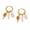 Gold-A, variant on Gold Plated Stainless Steel Conch Seashell Natural White Jade Dangle Earrings for Women, Ocean Beach Jewelry Gift