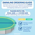 thumbnail image 5 of Swimline Hydrotools Supreme Guard Winter Cover for 12' x 20' Above Ground Pools, 5 of 7