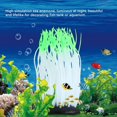 thumbnail image 4 of Aquarium Ornament, Simulation Artificial Silicone Sea Anemone Luminous Decoration(Green), 4 of 5