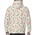 thumbnail image 7 of Sikiie Rose Flowers Men's Hoodie, Essentials Hoodie, Sweatshirt, Pullover Hooded Sweatshirt for Men-Small, 7 of 7