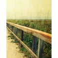 thumbnail image 2 of Saghini, Lisa Hill 26x32 White Modern Wood Framed Museum Art Print Titled - Beach Rails II, 2 of 4